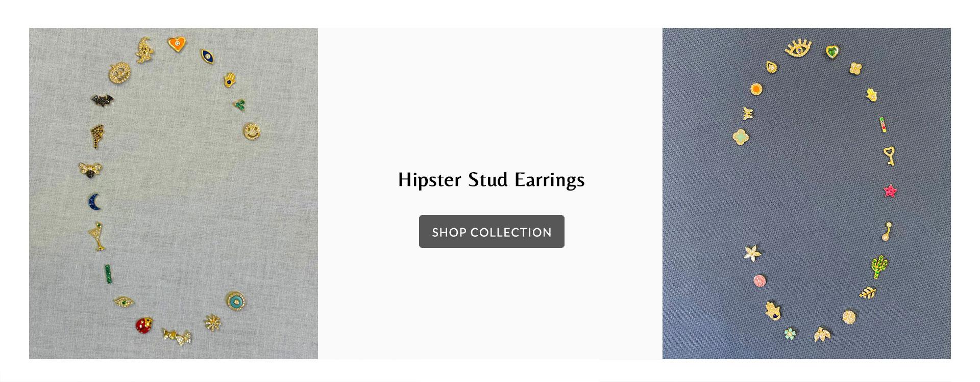 Hipster Stud Earrings